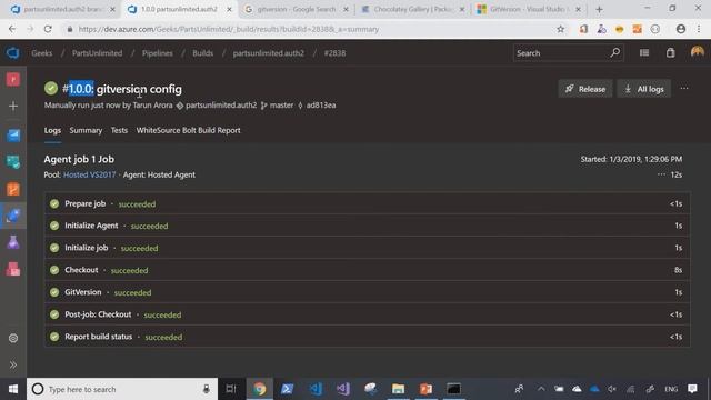 Az400 v8 - GitVERSION | Microsoft Certification AZ400 | git SEMANTIC Version | #AzureDevOps