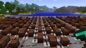 Minecraft пианино.