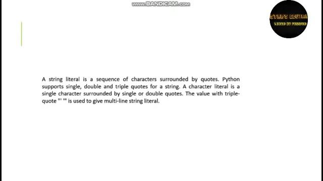 String Literals?||how to code||Programming concept...