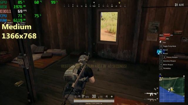 PUBG PC (Patch 29) | Benchmark Test | Intel Core i3 3220 + GTX 750 Ti + 8GB RAM | 768p смотреть онлайн