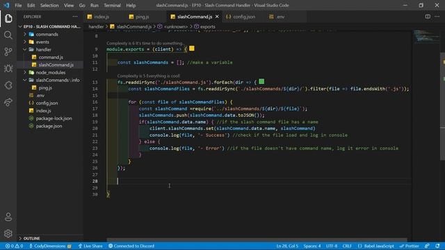 Slash Commands Handler | Discord.JS v13 Tutorial | Slash Command Builder