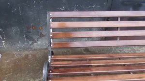 Усиленная и крепкая кованая скамейка 2 метра