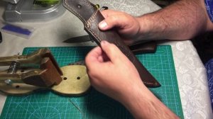 Изготовление ножен для  ̶з̶в̶е̶з̶д̶а̶т̶о̶г̶о̶   ножа со звездами