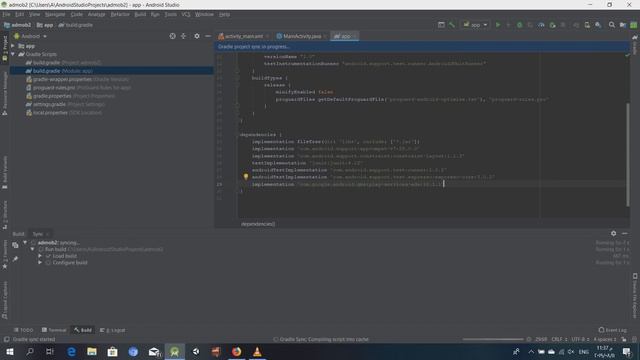 Admob Solve the problem com.google.android.gms:play-services-ads:18.1.1 смотреть онлайн