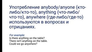 Употребление somebody/anybody/nobody в английском языке. Правила и примеры