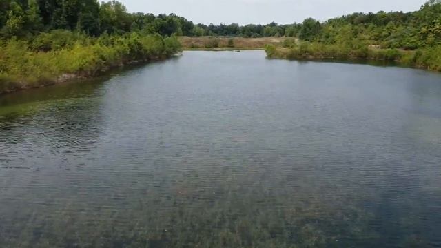 Kayak fishing beautiful Marsh Lake in South West Ohio смотреть онлайн