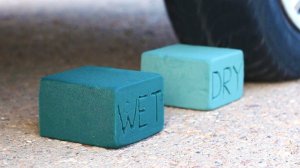 15 Best Floral Foam Experiments - Crushing Wet & Dry