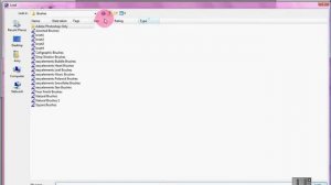 Photoshop - adding downloaded brushes-shapes to your menu
