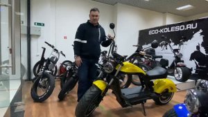 Обзор электроскутера Eco Koleso X5 3000W. Электро чоппер а-ля Citycoco 60V45Ah