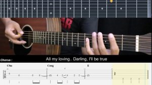All My Loving - The Beatles | EASY Guitar Tutorials TABS