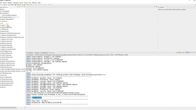Appium Tutorial 4: Setting Appium Maven project with Java client dependencies смотреть онлайн