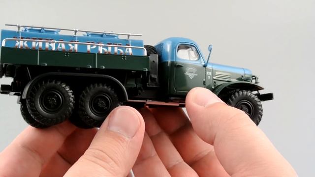 Живая рыба АЦЖР-3.0 на шасси ЗиЛ-157, Москва, 1965 год | DiP Models смотреть онлайн