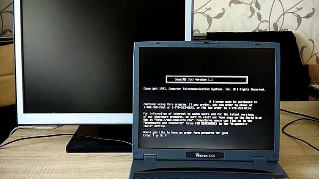 Обзор ретроноутбука Toshiba Tecra 8100