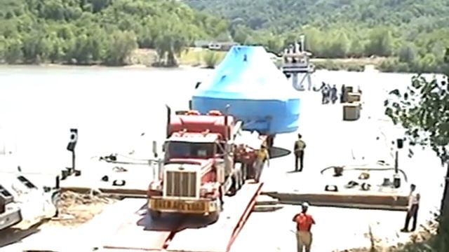 Enerfab barge loading of vessel assembly смотреть онлайн