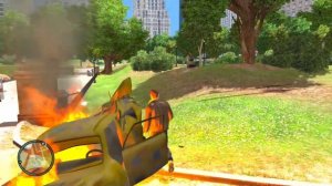 GTA 4 Lightning McQueen Mega Ramp Jump Testing | GTA IV Disney Cars Mod