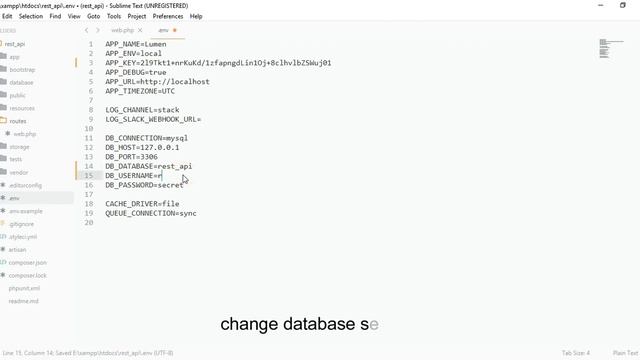 1. Lumen JWT Rest API: Installation and Database Configuration смотреть онлайн