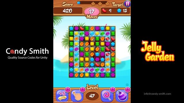 Jelly Garden Match 3 Complete project смотреть онлайн