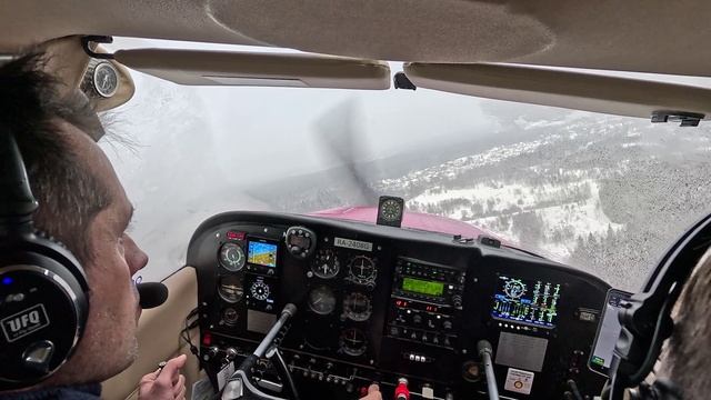 Зимние конвейеры на самолёте Cessna-172 в  Новинках