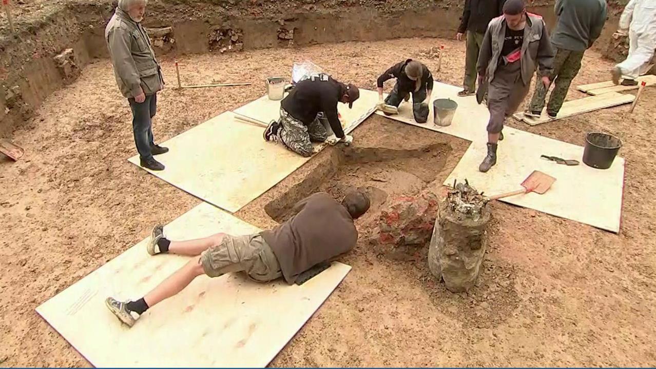В Смоленске обнаружено захоронение предположительно наполеоновского генерала Гюдена