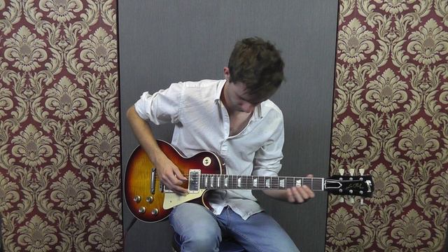 GIBSON LES PAUL 1960 CUSTOM HISTORIC 2018 VINTAGE CHERRY SUNBURST VOS смотреть онлайн