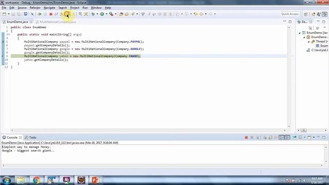 What is Java enum? - enum Company | Java enum | enum in Java | Java Tutorial