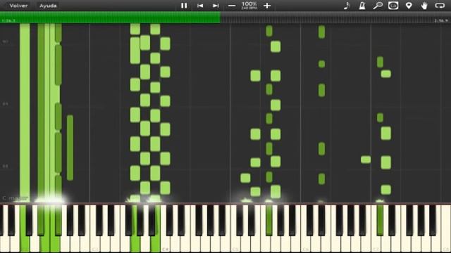 Botomless Pit - Adventure Island 3 (Synthesia)(Acoustic Grand Piano)