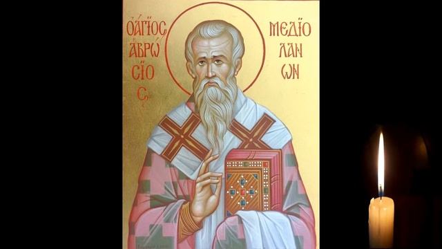 МОЛИТВА Родители молятся святому о даровании здоровья их детям.