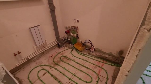 Теплый пол со снятием стяжки за 1 день !д Крутая дом 109 кв м. смотреть онлайн