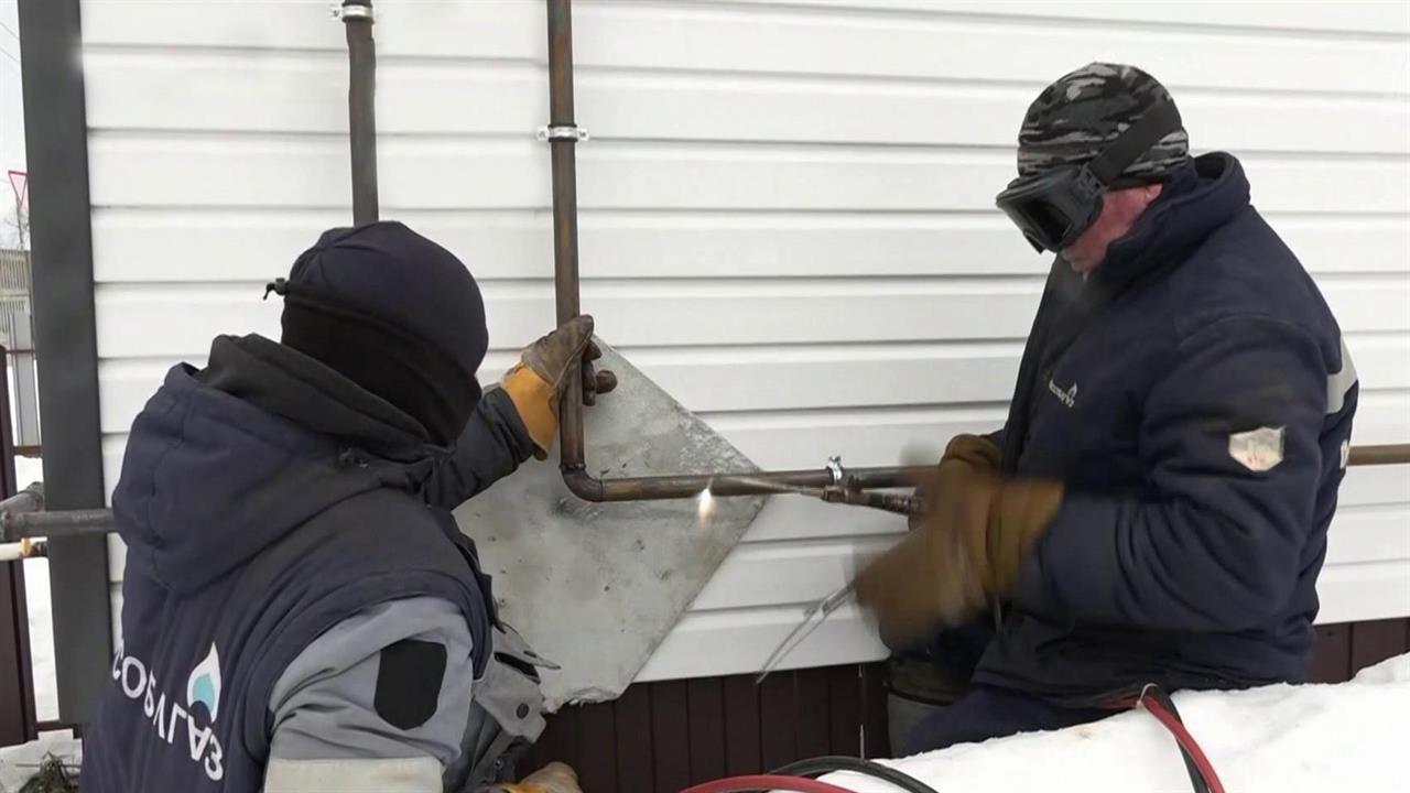 В Подмосковье провели газ в дом родителей военнослужащего - участника спецоперации