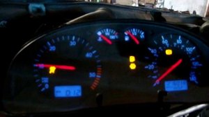 приборка от vw passat .подключена  т4 ACV