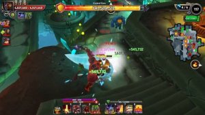 Headstrong Ogre VS Barbarian FLOOR 964   DUNGEON DEFENDERS 2