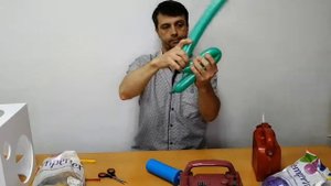 Сабля из шаров ШДМ. ШПАГА, МЕЧ, САБЛЯ ИЗ ШАРИКА. One BALLOON Sword TUTORIAL