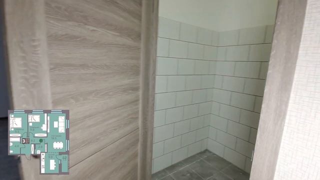 Видеообзор 3-комнатной квартиры 70,1 м² в ЖК "Погода"