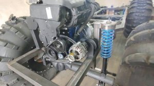 Продолжаю строить вездеход на мостах nisan patrol,колеса ободрыши ви203 1500х600