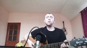 Песня на гитаре Сиреневый туман (cover)