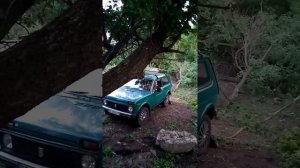 Нива на заднем приводе! Редкостное нетянущее говно!!!