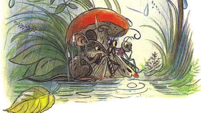 Любимая сказка."Под грибом" Читает Иван Кукуев. смотреть онлайн