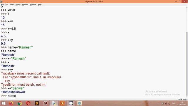 Variables in Python|Practical|Python Interactive Mode