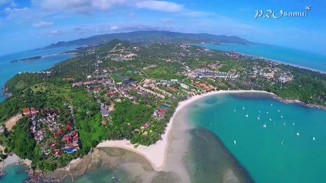 Пляж Чонг Мон - северо-восточный пляж Самуи с белым песком. смотреть онлайн