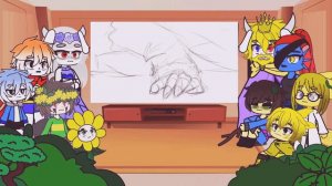 Undertale reacts to Horrortale || ENG/SPA || GCRV