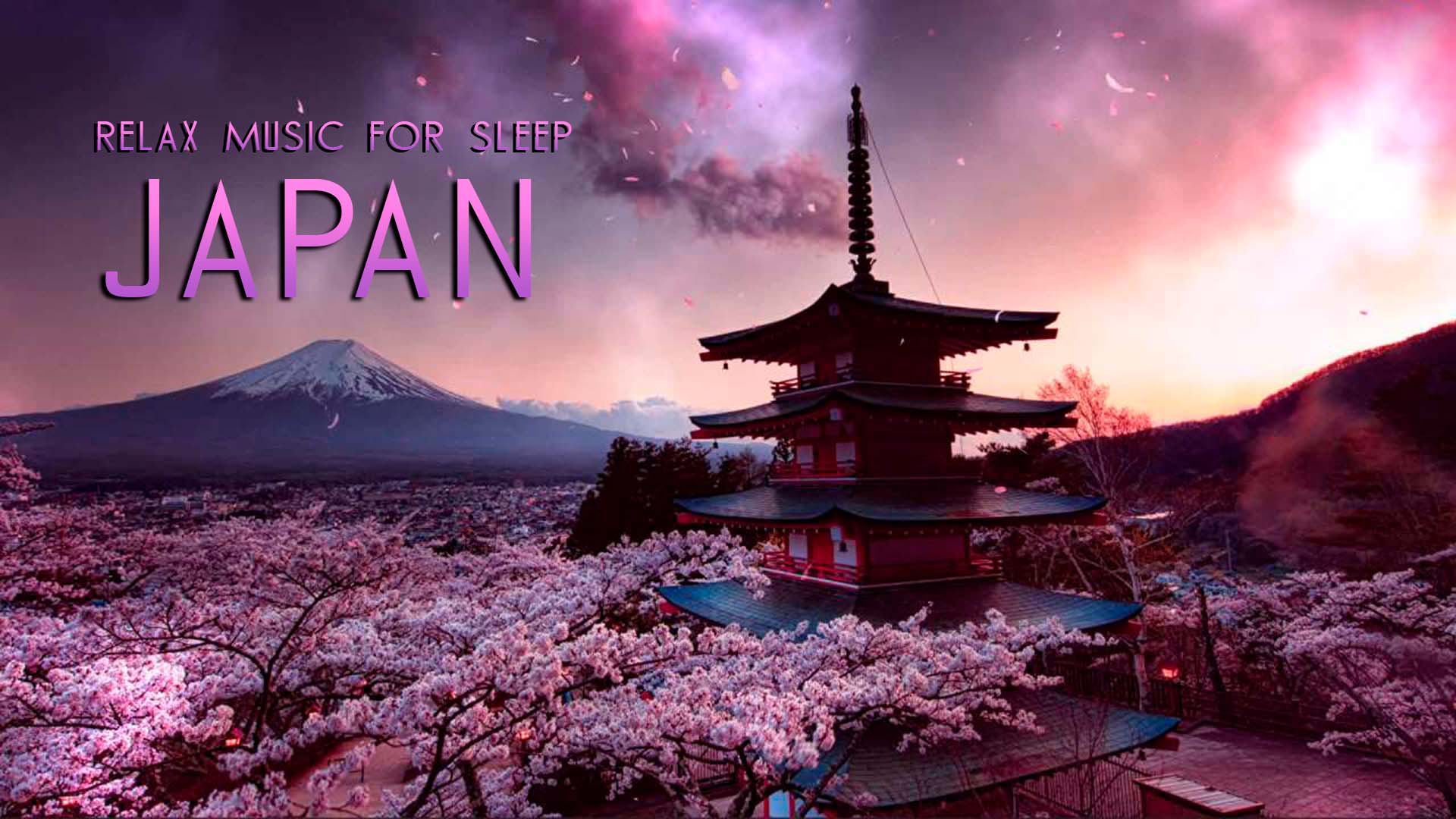 В центре Японии, Сакура, медитация, релакс, путешествие по миру, Япония.