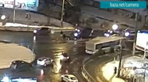 Сбили пешехода на кольце Конева - Можайского (Вологда, 21.12.2020 в 19:56)