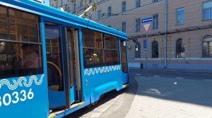 Трамваи 71-623 и Витязь-Москва на Чистопрудном Бульваре