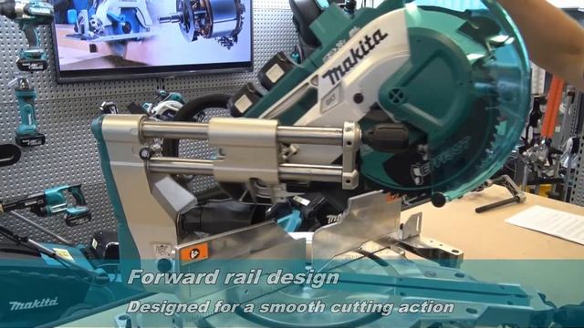 MAKITA DLS211ZU TWIN 18V LXT 305MM AWS BRUSHLESS SLIDE COMPOUND MITRE SAW смотреть онлайн