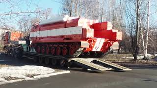 Специальная пожарная машина в музее Уралвагонзавода 05.04.2019