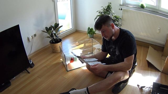 Распаковка моего нового Аквариума 54 литра. смотреть онлайн