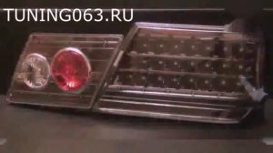 Задние фонари ВАЗ 2115 cветодиодные черный хром