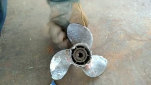 Реставрация и ремонт гребного винта Ветерок 8