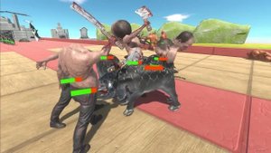 Infinity War - Dark Team VS Red Team - Animal Revolt Battle Simulator