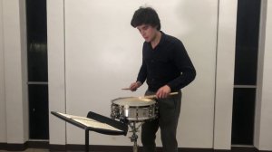 Joseph Tompkins - French-American Rudimental Solos Vol. I - Etude #4